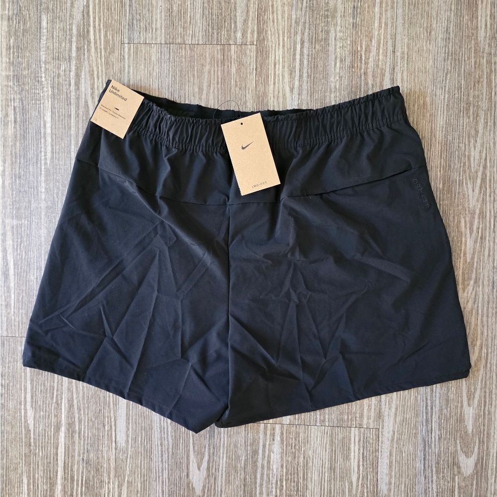 Nike Unlimited Dri-FIT 5" Unlined Versatile Training Shorts Black DV9336-010 S - Picture 7 of 13